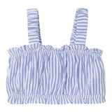 Mayoral Set Camicia-Top Bicolore con Fantasia A Righe per Bambina 3185 BIANCO/AZZURRO MAYORAL 