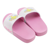 Billieblush Girls' Plain White Glitter Sliders