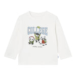 MAYORAL shirt girocollo tinta unita con stampa in contrasto Bianco per Neonato 2032 BIANCO MAYORAL 