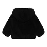 CALVIN KLEIN giubbino tinta unita teddy con cappuccio Nero per Neonato IN0IN00201 NERO CALVIN KLEIN 