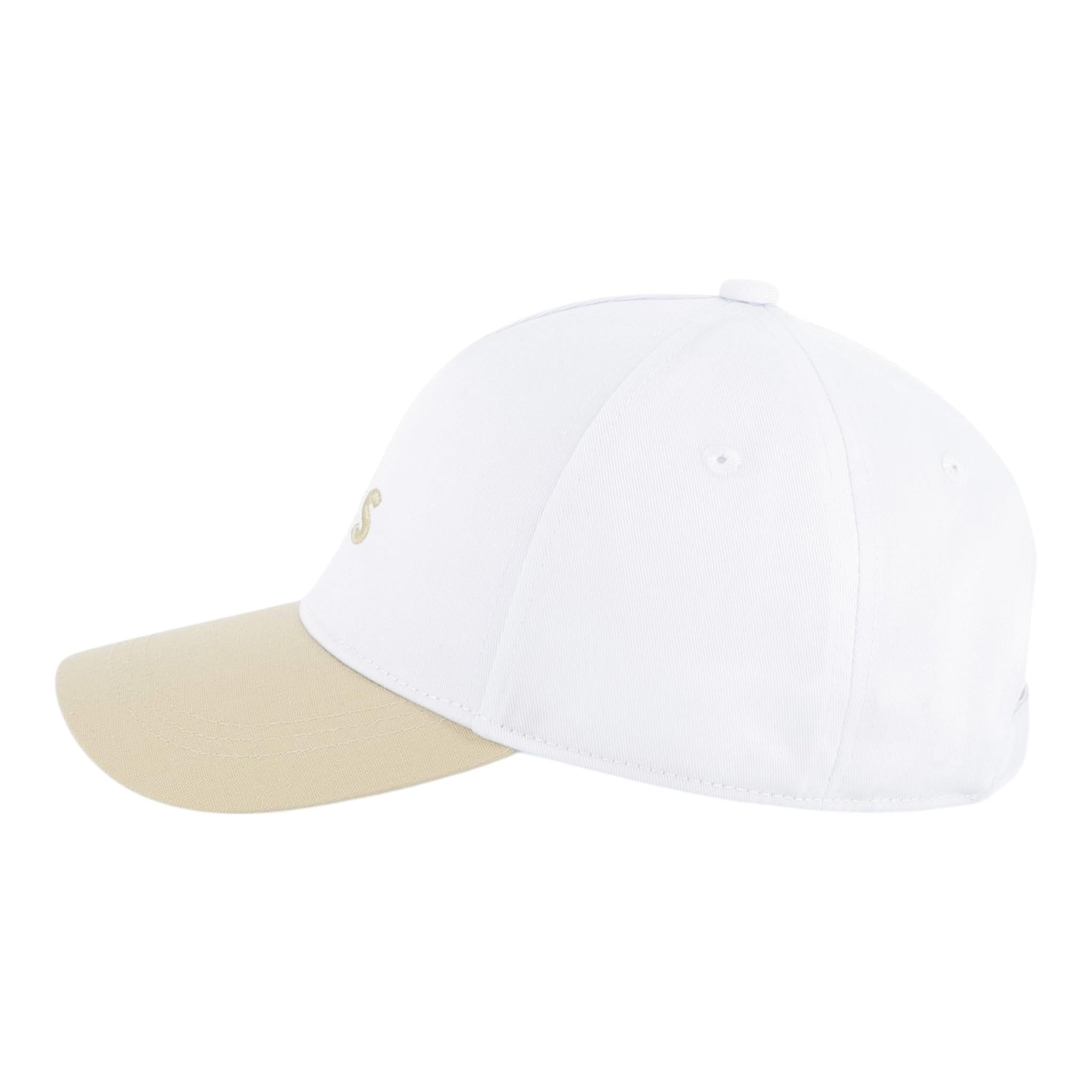 Boss Berretto Bicolore con Logo per Neonato J51691 BIANCO BOSS 