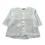 Zero Ampere Camicia Manica Lunga Tinta Unita per Neonato DUBLINO BIANCO ZERO AMPERE 