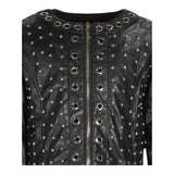 FUN & FUN giubbino in ecopelle tinta unita traforato Nero per Bambina FNJJK15852 NERO FUN & FUN 