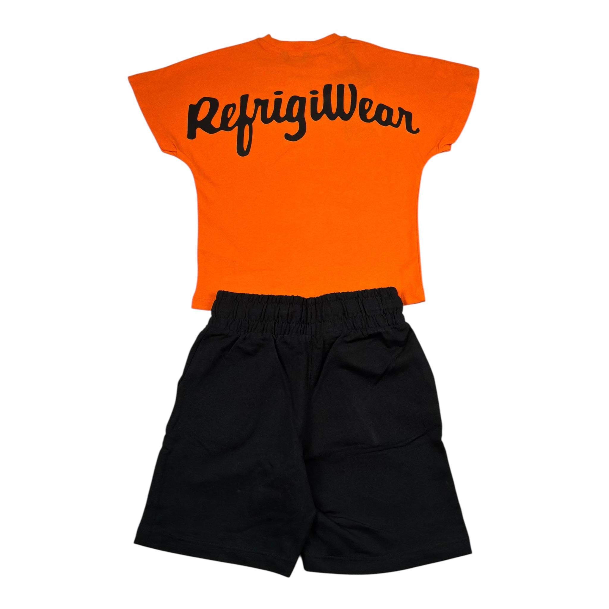 Refrigiwear Completo 2 Pezzi T-Shirt-Bermuda per Neonato R1101W25X ARANCIONE/NERO REFRIGIWEAR 