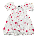 Marc Ellis Abito Tinta Unita con Stampa per Neonata JMNDR14283 BIANCO MARC ELLIS 