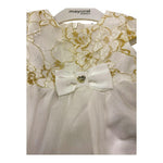Guess Abito Tinta Unita Giromanica per Neonata A4RK23KBL00 BIANCO GUESS 