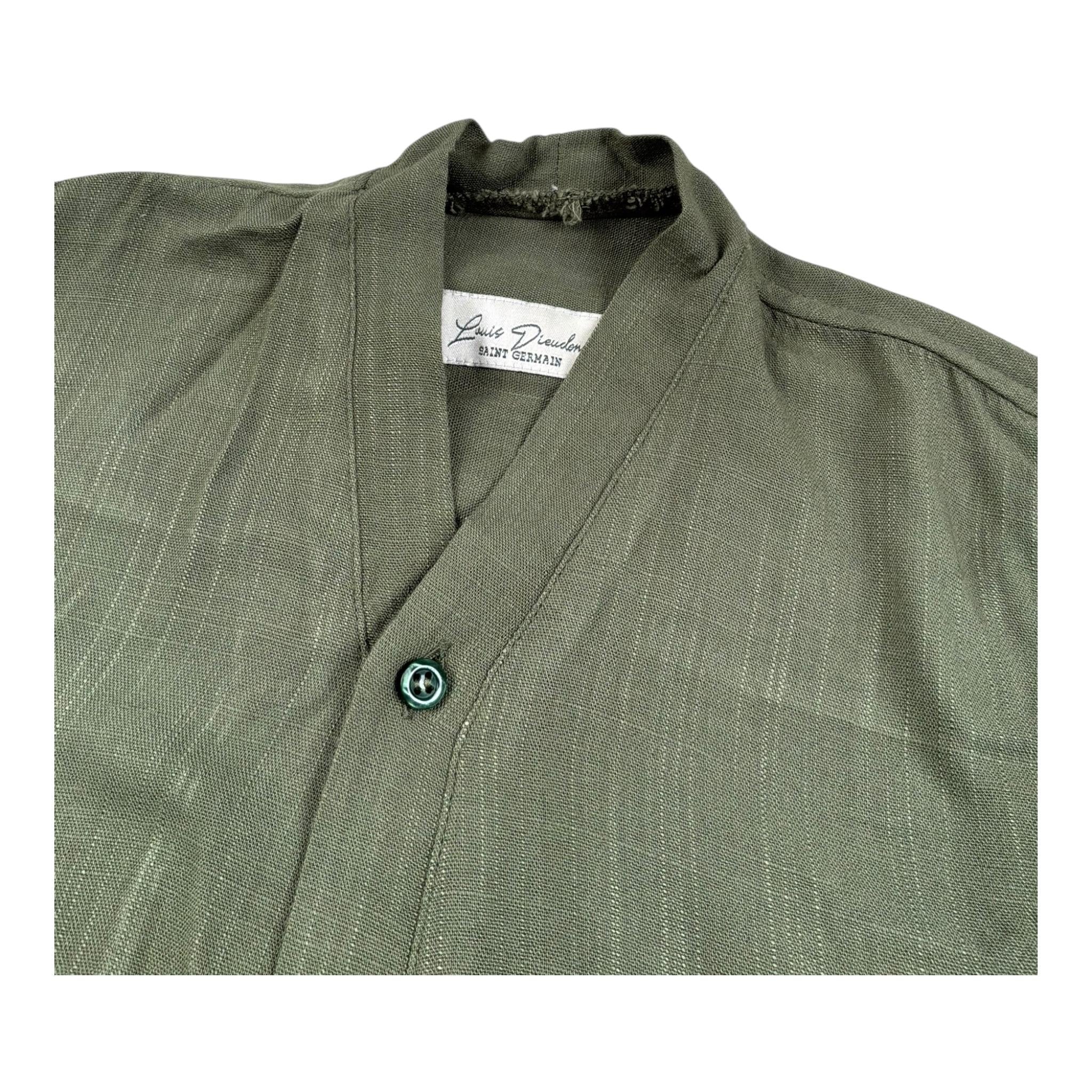Louis Dieudonne' Camicia Mezza Manica Tinta Unita per Neonato LDCA01 VERDE LOUIS DIEUDONNE' 