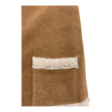 ZHOE & TOBIAH giubbino smanicato tinta unita con pelliccia Cammello per Bambina WWT10 CAMMELLO ZHOE & TOBIAH 