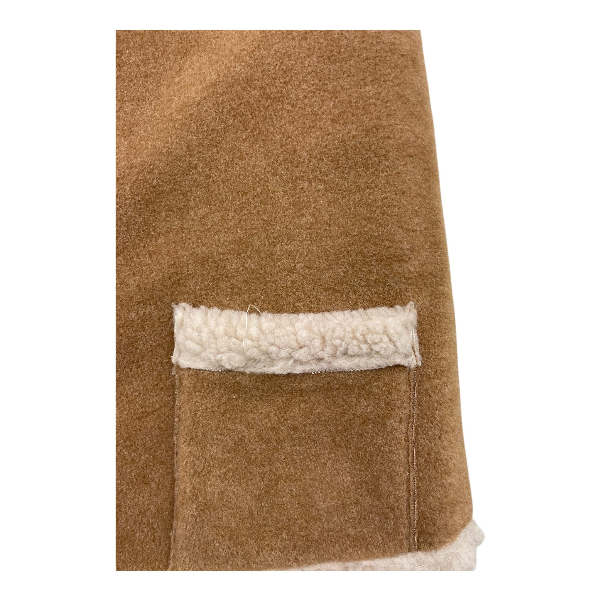 ZHOE & TOBIAH giubbino smanicato tinta unita con pelliccia Cammello per Bambina WWT10 CAMMELLO ZHOE & TOBIAH 