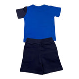 Cesare Paciotti 2 Piece Set T-Shirt-Bermuda Two-Tone Blue for Newborns