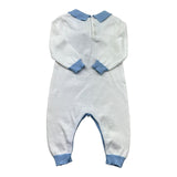 Le Bebe Tutina Manica Lunga Tinta Unita con Ricami per Neonato LBB5317 BIANCO LE BEBE 