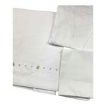 LE BEBE' set 3 pezzi lenzuola tinta unita cn ricami Bianco per Neonato LBB5224 BIANCO LE BEBE' 