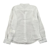 Sarabanda Camicia Manica Lunga Tinta Unita Collo Coreano per Bambino 06313 BIANCO SARABANDA 