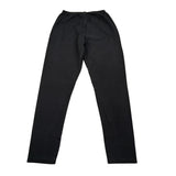 Imomi Leggins tinta unita con Ricami Nero per Bambina SS23IK208 NERO IMOMI 