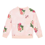 GUESS felpa tinta unita girocollo con fantasia Rosa per Bambina J4YQ02KA6R3 ROSA GUESS 