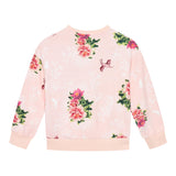 GUESS felpa tinta unita girocollo con fantasia Rosa per Bambina J4YQ02KA6R3 ROSA GUESS 