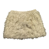 Miss Blumarine Plain Skirt With Cream Appliques For Girls