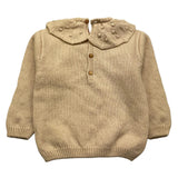 WEDOBLE maglia tinta unita con colletto  Beige per Neonata I2410301 BEIGE WEDOBLE 