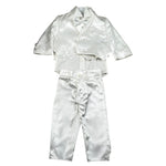 Valentino Minale Completo 5 Pezzi Giacca-Camicia-Gilet-Papillin-Pantalone per Neonato FM31071 BIANCO VALENTINO MINALE 