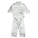 Valentino Minale Completo 5 Pezzi Giacca-Camicia-Gilet-Papillin-Pantalone per Neonato FM31071 BIANCO VALENTINO MINALE 