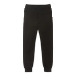 BALMAIN pantalone modello tuta tinta unita con profili in contrasto Nero per Bambina 6R6C60 NERO BALMAIN 