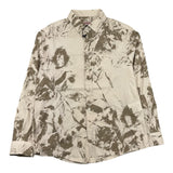 Cesare Paciotti Long Sleeve Shirt Print Fantasy Beige for Boys