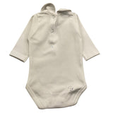 BABIDU body manica lunga tinta unita Bianco per Neonato BODY3 BIANCO BABIDU 