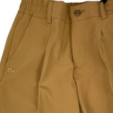 Daniele Alessandrini Solid Color Pants with Elastic Waist Biscuit for Boys