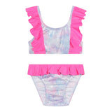 Billieblush 2-Piece Costume Bandeau-Brief Solid Color Silver for Girls