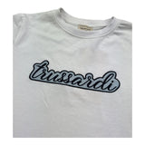 Trussardi T-Shirt Girocollo Tinta Unita con Stampa per Bambino TBP26041TS BIANCO TRUSSARDI 