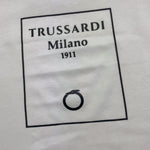Trussardi T-Shirt Tinta Unita con Stampa per Neonato TIP25046TS BIANCO TRUSSARDI 