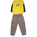 GUESS completo 2 pezzi shirt-pantalone Giallo per Neonato I4YG16K8HM3 GIALLO GUESS 