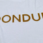 Dondup T-Shirt Tinta Unita con Stampa per Bambino DMTS034X BIANCO DONDUP 