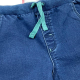 BOBOLI jeans tinta unita con elastico in vita Blu per Neonato 119180 BLU BOBOLI 