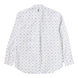 Dondup Solid Color Long Sleeve Shirt With White Pattern For Boys