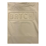 Datch Solid Color Hoodie With Beige Print For Boys