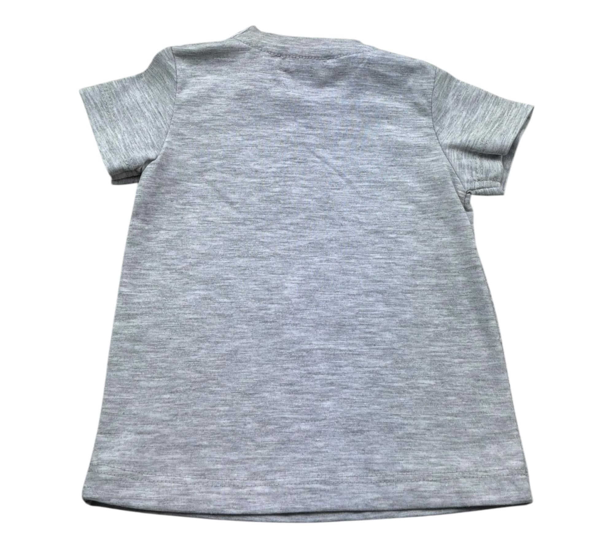 Trussardi T-Shirt Girocollo Tinta Unita con Logo per Neonato TIP26112TS GRIGIO TRUSSARDI 