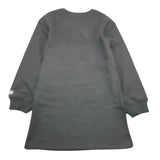 MOSCHINO abito tinta unita in felpa con borchie Nero per Bambina HDV0H6 NERO MOSCHINO 