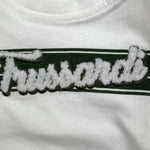 TRUSSARDI shirt girocollo tinta unita con stampa Bianco per Neonato TIA24111TSN BIANCO TRUSSARDI 