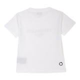Trussardi T-Shirt Girocollo Tinta Unita con Stampa per Neonato TIP25011TSX BIANCO TRUSSARDI 