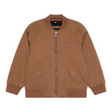 Tommy Hilfiger Giubbino Tinta Unita con Zip E Logo per Bambino KB0KB09363 MARRONE TOMMY HILFIGER 