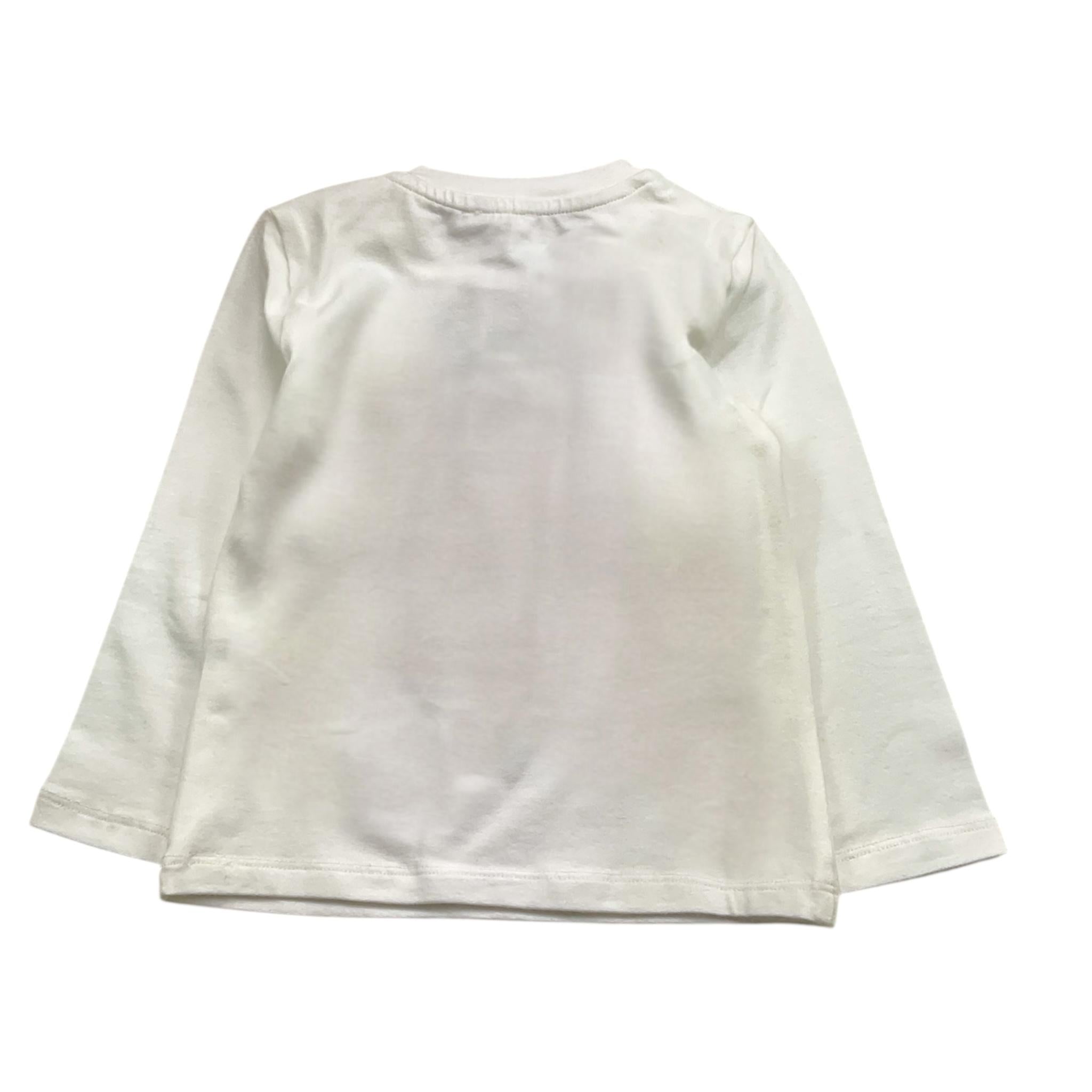 LE BEBE' shirt girocollo tinta unita con stampa Bianco per Neonato LBB3914 BIANCO LE BEBE' 