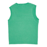 Liu Jo Solid Color Ribbed Crew Neck Tank Top Green For Girls