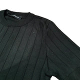 Numbers T-Shirt Girocollo In Filo Tinta Unita per Bambino FIL07 NERO NUMBERS 