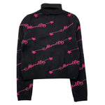 MARC ELLIS maglia collo alto tinta unita logata Nero per Bambina JMJSW00172X NERO MARC ELLIS 