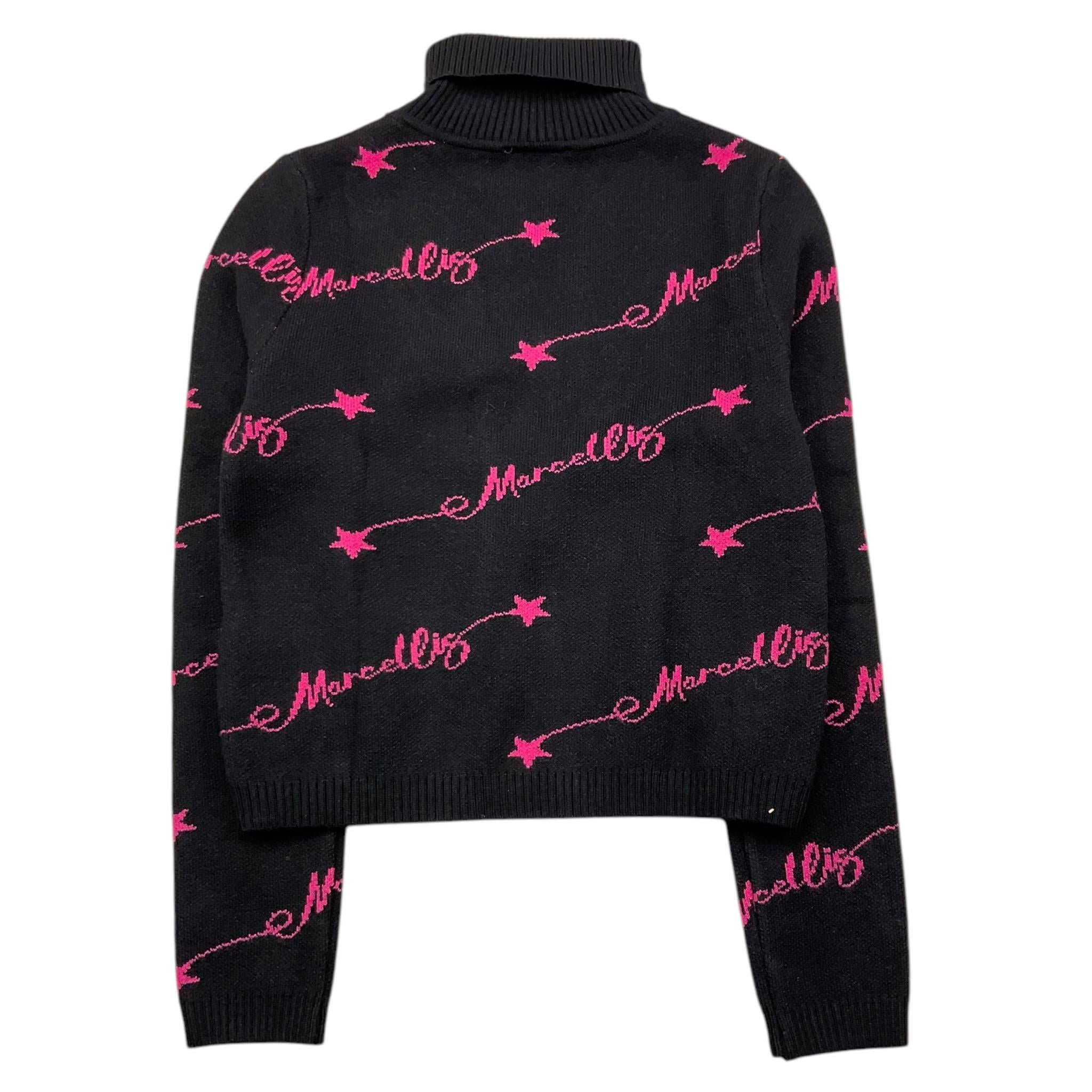 MARC ELLIS maglia collo alto tinta unita logata Nero per Bambina JMJSW00172X NERO MARC ELLIS 