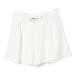 Liu Jo Short Tinta Unita con Cinturino per Bambina GA5033 BIANCO LIU JO 