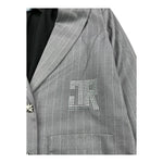 JOHN RICHMOND giacca tinta unita con brillantini Grigio per Bambina RGA25171GC GRIGIO JOHN RICHMOND 