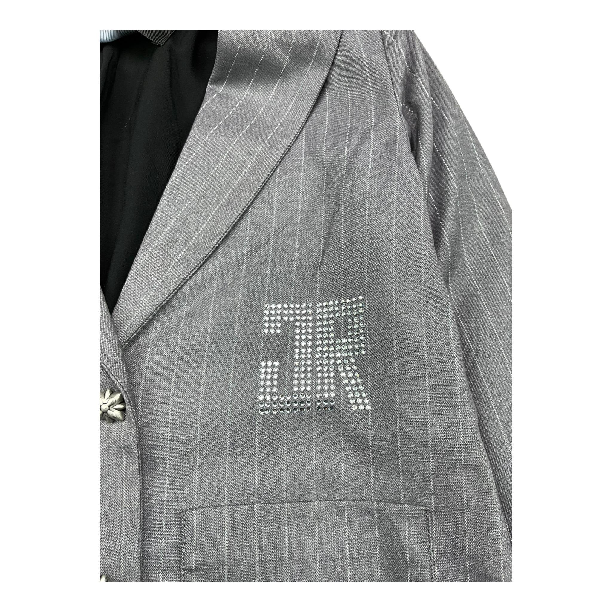 JOHN RICHMOND giacca tinta unita con brillantini Grigio per Bambina RGA25171GC GRIGIO JOHN RICHMOND 