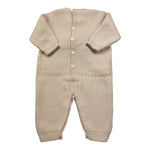 MARLU' tutina tinta unita con fiocco Beige per Neonata IB5210 BEIGE MARLU' 